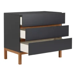 Commode à Langer 3 Tiroirs Indigo - Moon Shadow -Magasin D'ameublement indigo moonshadow commode quax 3 1264x1234