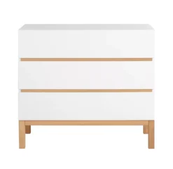 Commode Ă Langer 3 Tiroirs Indigo - Blanc