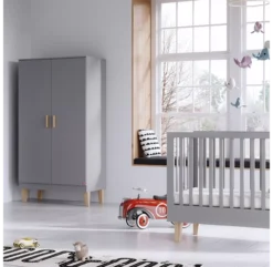 VOX Lit Bébé 60 X 120 Lounge - Gris Clair -Magasin D'ameublement lit bebe 60x120 lounge grey vox 2 1264x1234