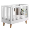 VOX Lit Bébé évolutif 70 X 140 Lounge - Blanc -Magasin D'ameublement lit bebe 70x140 lounge white vox 1 1264x1234