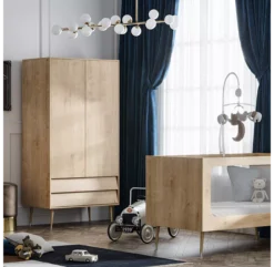 VOX Lit Bébé 60 X 120 Bosque - Chêne -Magasin D'ameublement lit bebe bosque vox chene 2 1264x1234