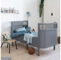 Sebra Lit Bébé évolutif - Gris -Magasin D'ameublement lit bebe evolutif sebra gris souris 4 1264x1234