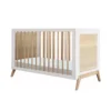 Lit Bébé évolutif Cèdre Et Rotin Marélia 60x120cm - Blanc -Magasin D'ameublement lit bebe rotin marelia blanc 60x120 theo 1 1264x1234