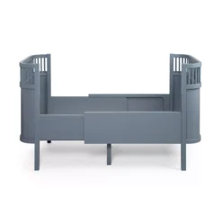 Sebra Lit Bébé évolutif - Bleu Foncé -Magasin D'ameublement lit bebe sebra bleu fonce new 3 1264x1234