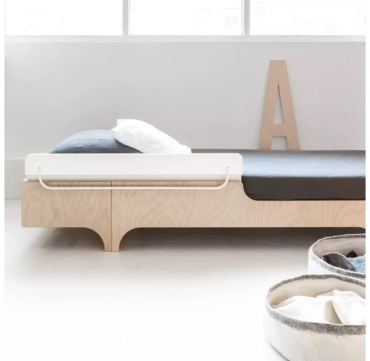 Lit Enfant A Teen Bed 90x200 - Naturel 6 Lit Enfant A Teen Bed 90x200 - Naturel – Image 4