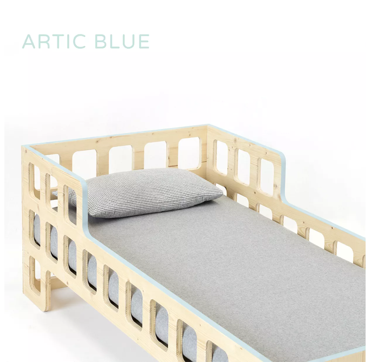 Lit Junior Lukaas - Bleu Ciel 4 Lit Junior Lukaas - Bleu Ciel – Image 2