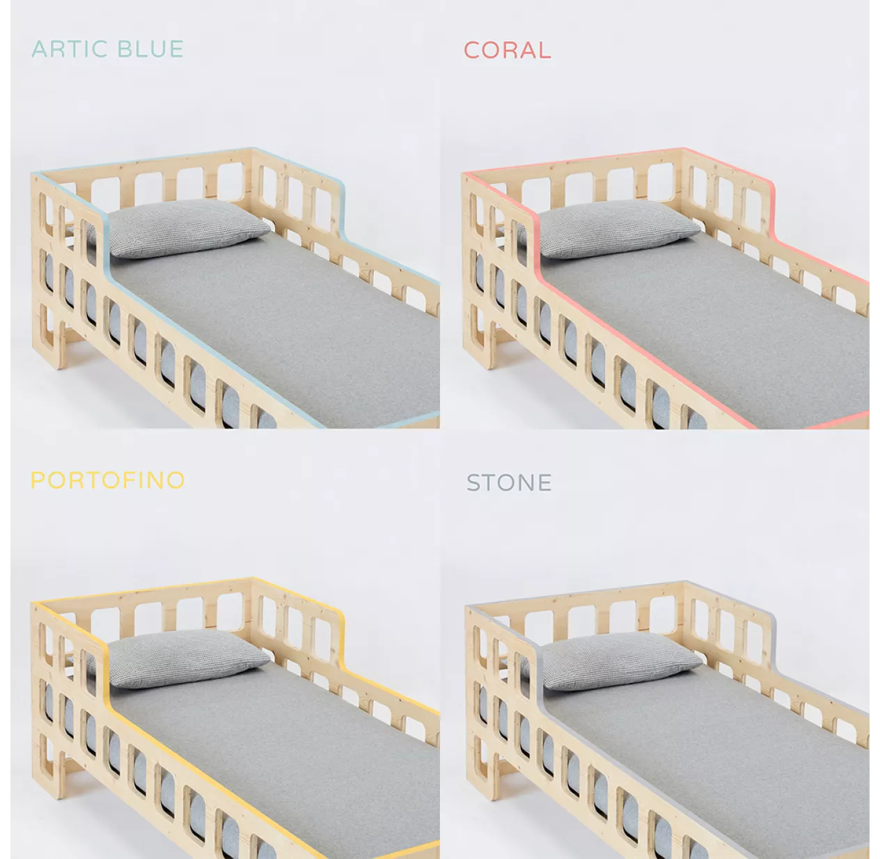 Lit Junior Lukaas - Bleu Ciel 6 Lit Junior Lukaas - Bleu Ciel – Image 4