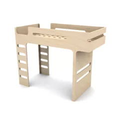 Lit Mezzanine F Bunk Bed - Naturel -Magasin D'ameublement lit mezzanine f bunk bed rafa kids 1264x1234
