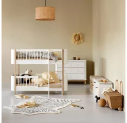 Lit Superposé Junior Wood Mini+ - Blanc -Magasin D'ameublement lit superpose junior mini plus wood blanc oliver furniture 4 1264x1234