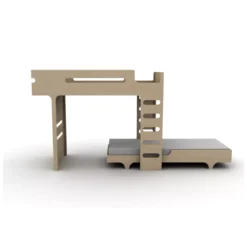 Lit Superposé F+ A Bed Et Son Matelas - Naturel -Magasin D'ameublement lits superposes a and f beds rafa kids 1264x1234