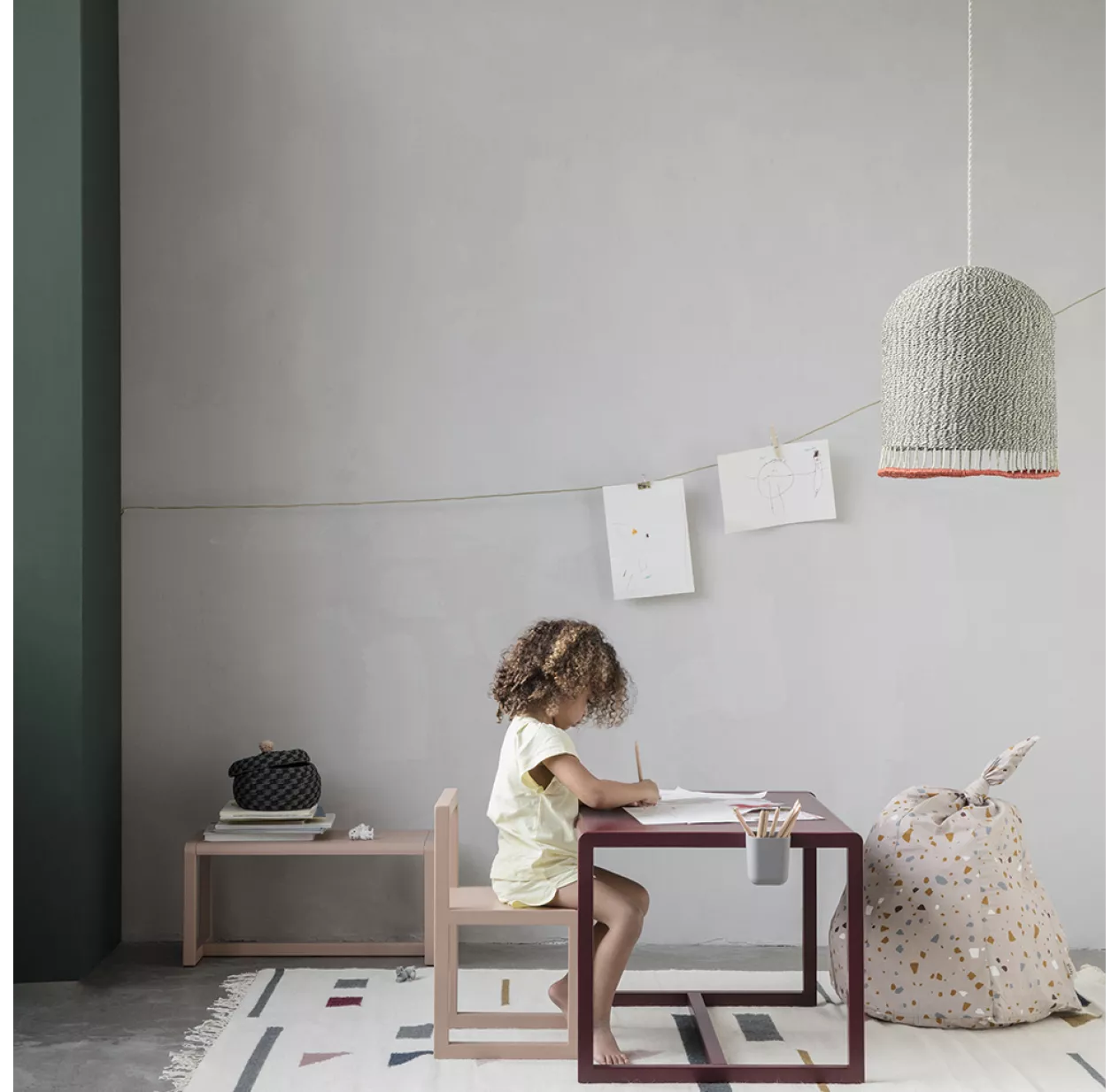 Ferm LIVING Table Little Architect - Gris 5 Ferm LIVING Table Little Architect - Gris – Image 3