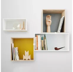 Muuto Set De 5 Clips Pour Mini Stacked - Blanc -Magasin D'ameublement mini stacked muuto composition 1 1264x1234