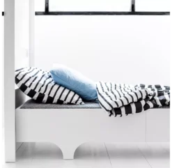 Lit Superposé F+ A Bed Et Son Matelas - Blanc -Magasin D'ameublement new lits superposes a and f beds blanc rafa kids 4 1264x1234