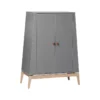 Leander Petite Armoire Luna - Gris -Magasin D'ameublement petite armoire luna grise leander 1 1264x1234