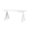 Plateau Bureau Pour Piètement - Blanc -Magasin D'ameublement plateau bureau 120x78 white string 1 1264x1234
