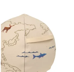 Ferm LIVING Pouf World -Magasin D'ameublement pouf world ferm living 3 1264x1234