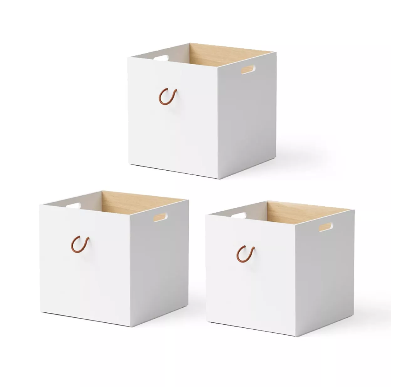 Set De 3 Caissons - Chêne/Blanc 4 Set De 3 Caissons - Chêne/Blanc – Image 2