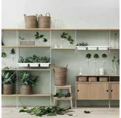 Etagère Bowl 78 X 30 Cm - Blanc -Magasin D'ameublement string bowl shelf 2 1264x1234