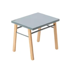 Table Gabriel Et Chaise Enfant Louise - Bleu Gris -Magasin D'ameublement table gabriel chaise louise combelle hetre bleu gris combelle 4 1264x1234