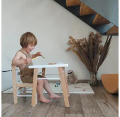 Table Gabriel Et Chaise Enfant Louise - Vieux Rose 9 Table Gabriel Et Chaise Enfant Louise - Vieux Rose -Magasin D'ameublement table gabriel chaise louise combelle hetre vieux rose combelle 3a 1264x1234