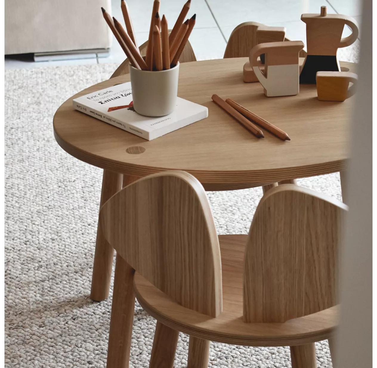 Nofred Table Enfant Mouse 2-5 Ans - Chêne 7 Nofred Table Enfant Mouse 2-5 Ans - Chêne – Image 5